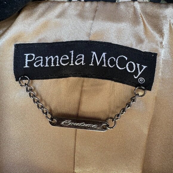 VTG Pamela McCoy‎ Western Jacket Leather Women's Brown Embellished Size S NWT - Picture 10 of 13